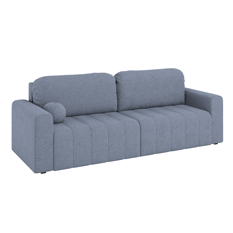 Вайли / Диван - кровать 3-х местн. Экомех fluffy 83 грей